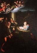 Christoph Franz Hillner Holy night oil painting picture wholesale